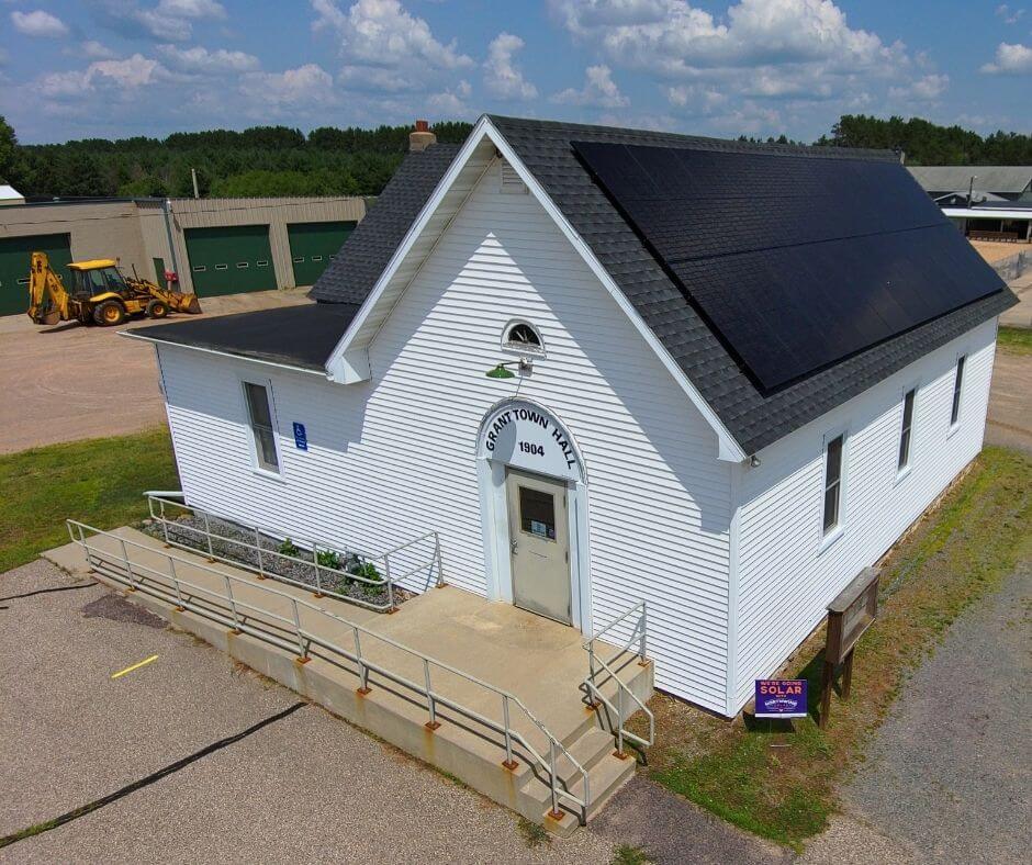 Solar for Municipalities in Central Wisconsin by Northwind Solar.